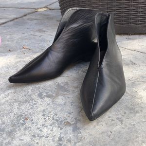 NWT Zara leather bootie